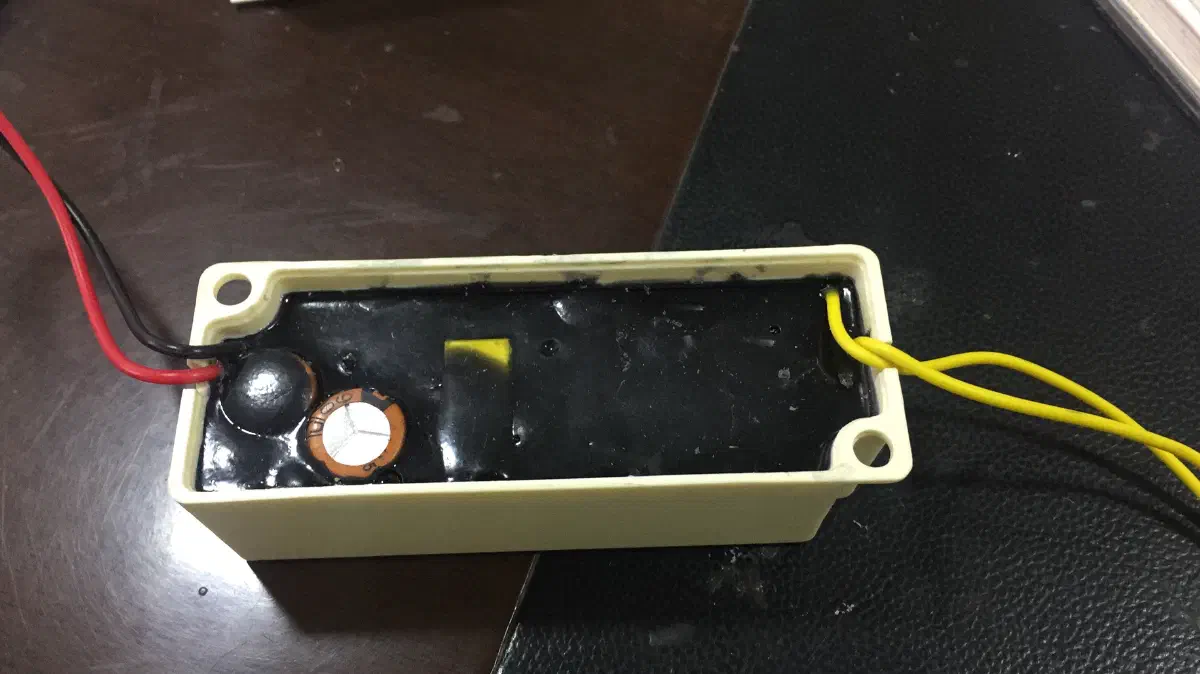 Example of PCB potting. Source